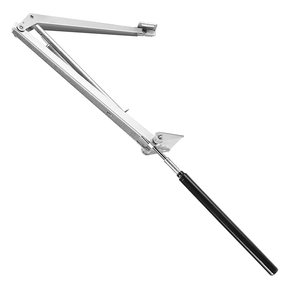Eulenke Ouvre-fenêtre automatique simple ressort pour serre abri de jardin serre entraînement fenêtre hauteur de levage 45 cm, contrôle de la température ouverture jusqu'à 7 kg, acier galvanisé (1