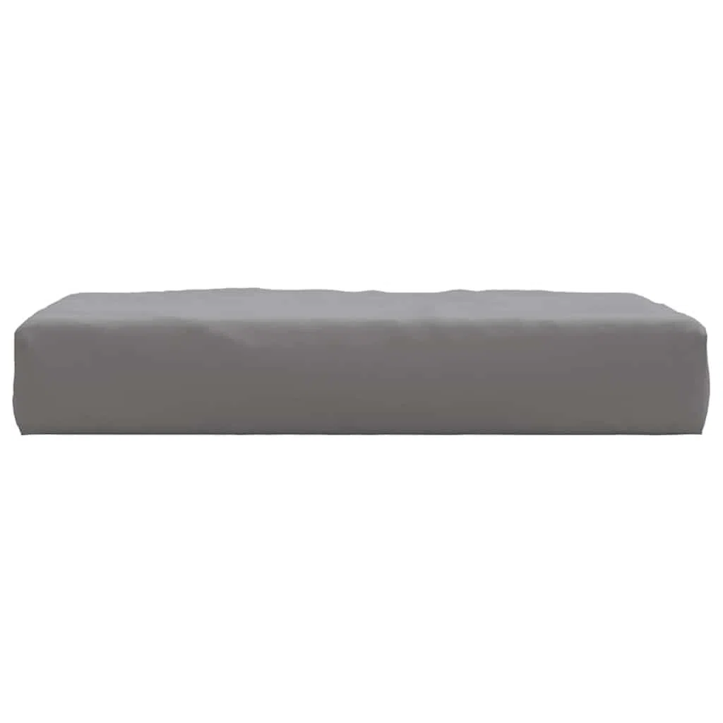 vidaXL Coussin de Palette, Galette de Siège Imperméable, Coussin de Jardin, Décoration d'Extérieur Terrasse, Gris 60x60x9,5 cm Tissu Oxford