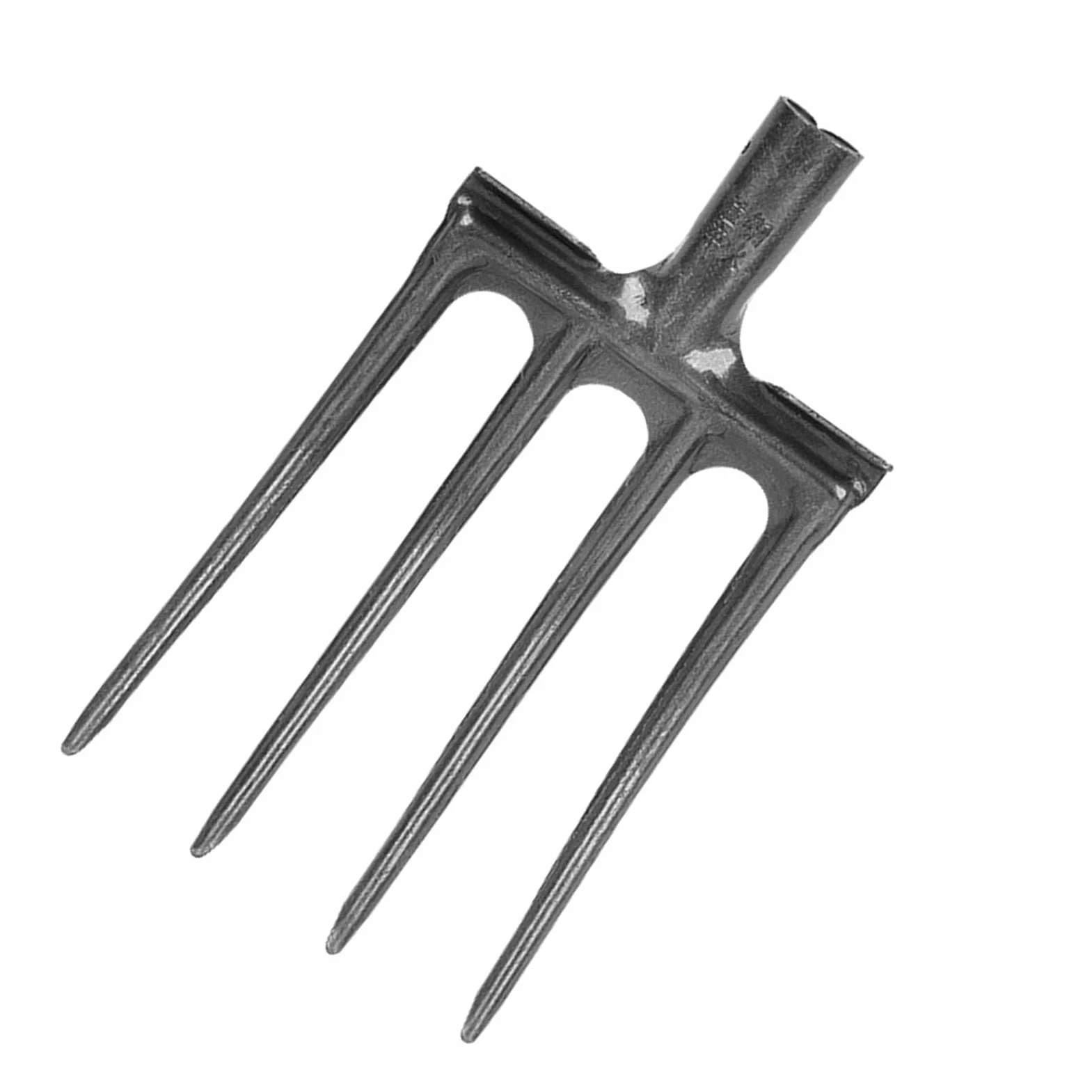 Fourche à creuser, outil de jardin en acier au carbone, fourche à bêcher, équipement de jardinage pratique (UN)