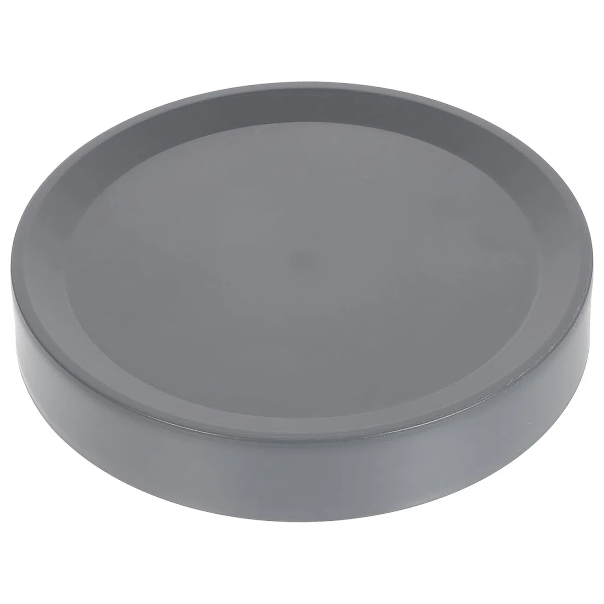DOITOOL Support Pot De Fleur à roulettes Invisibles - Plateau Roulant avec Soucoupe IntéGréE - Socle Chariot Gris Noir pour ExtéRieur Et IntéRieur - Repose Plante Lourd Base Mobile