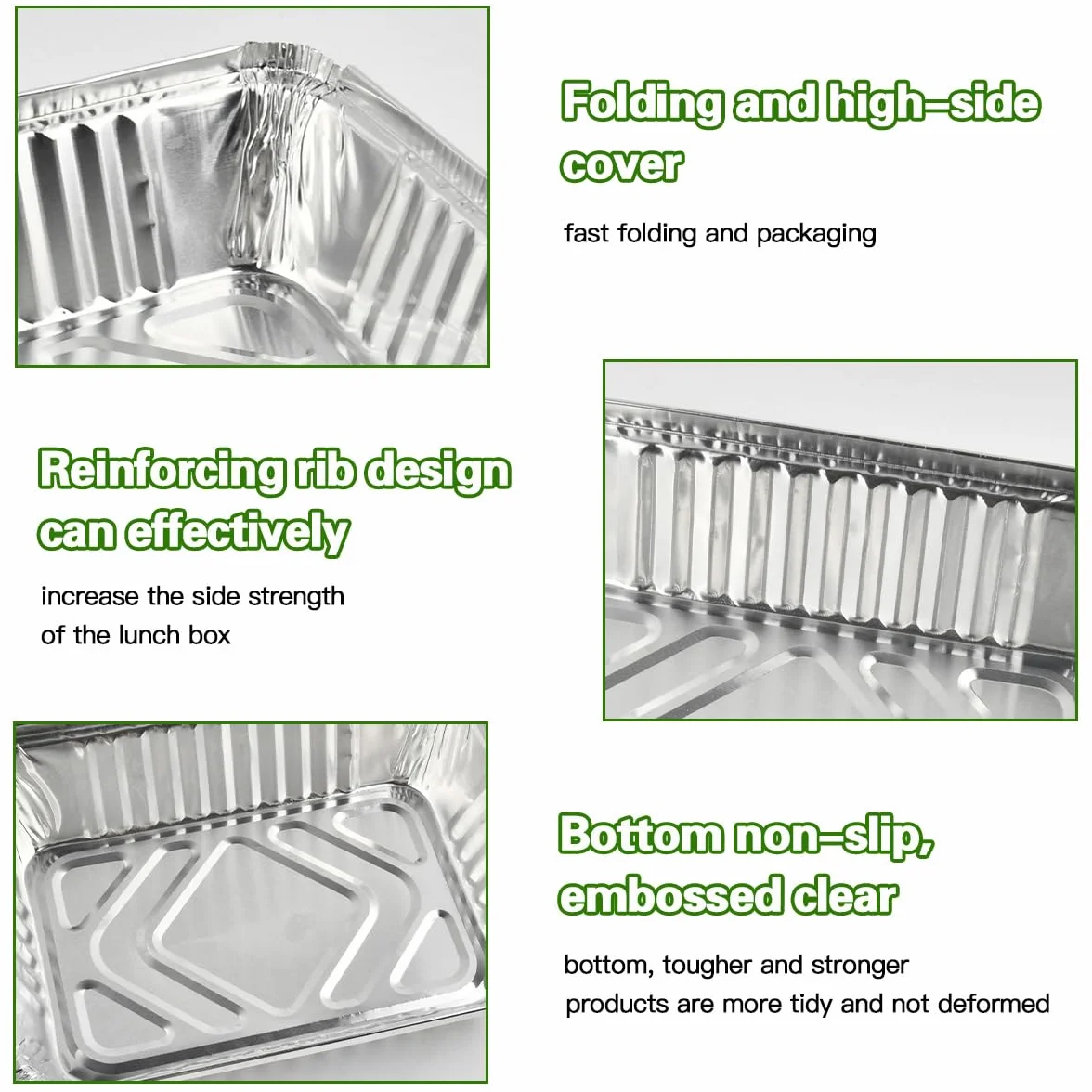 50 Pièces Barquette Aluminium Barbecue, 1000ml Plat Aluminium Jetable, Barquette en Aluminium Rectangulaire, Barbecue Plateaux Parfait pour la Cuisson Grillage Cuisine Restauration