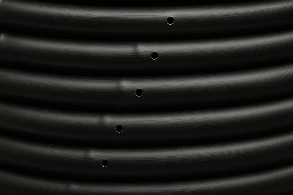 Tuyau d'arrosage goutte à goutte - 16 mm - Espacement de 33 cm 100m noir