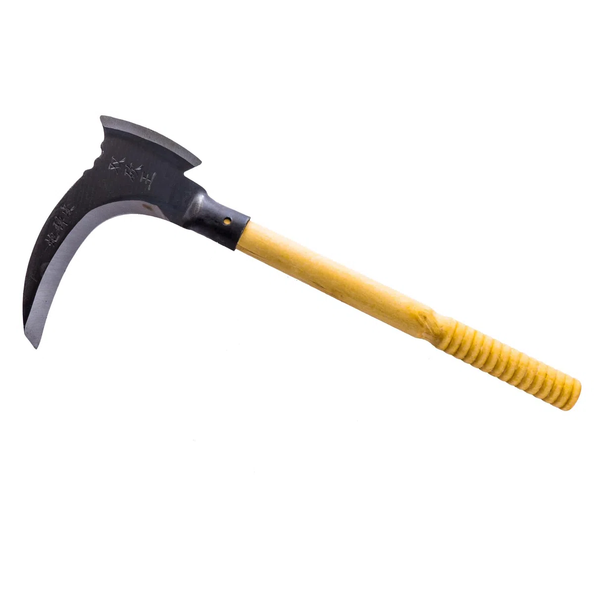 Général Acier au Manganèse Tondeuse Faucille Métal Durable Outil de Coupe Ménage Agricole Outils Multifonctionnel Double Faucheuse pour Outils de Jardin (A)