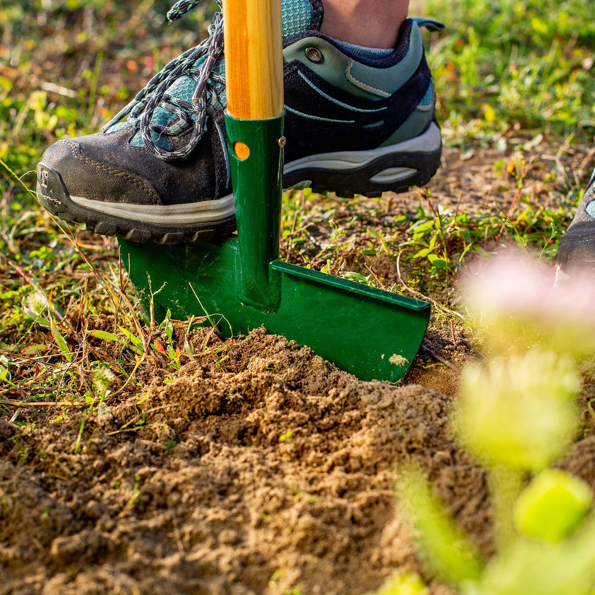 KADAX Coupe-Bordures, Coupe-Bordures en Acier, Coupe-Bordures avec Manche en Bois, Coupe-Bordures Solide pour Le Jardin, Les Mauvaises Herbes, l'herbe, Couteau pour Les Bords