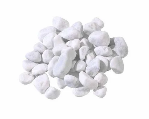 Lot de 25 kg de galets en marbre blanc, décoration d'intérieur et extérieur, différentes dimensions 15/25 mm