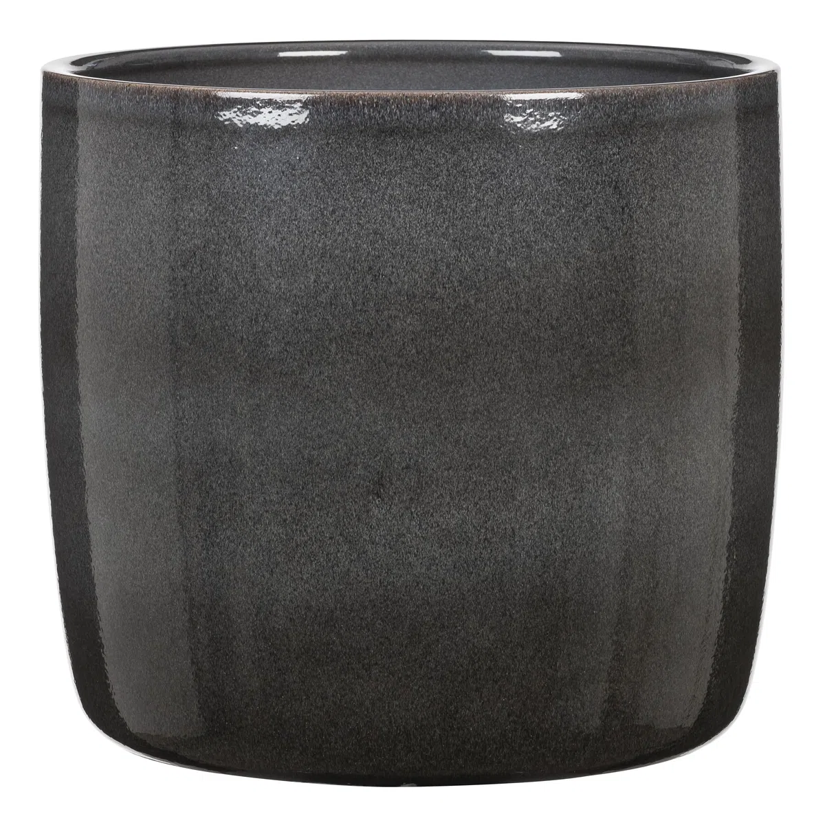 Scheurich Solido - Pot de fleurs en céramique - Gris mystique - Diamètre : 28 cm - Hauteur : 25,3 cm - Volume : 12,9 l