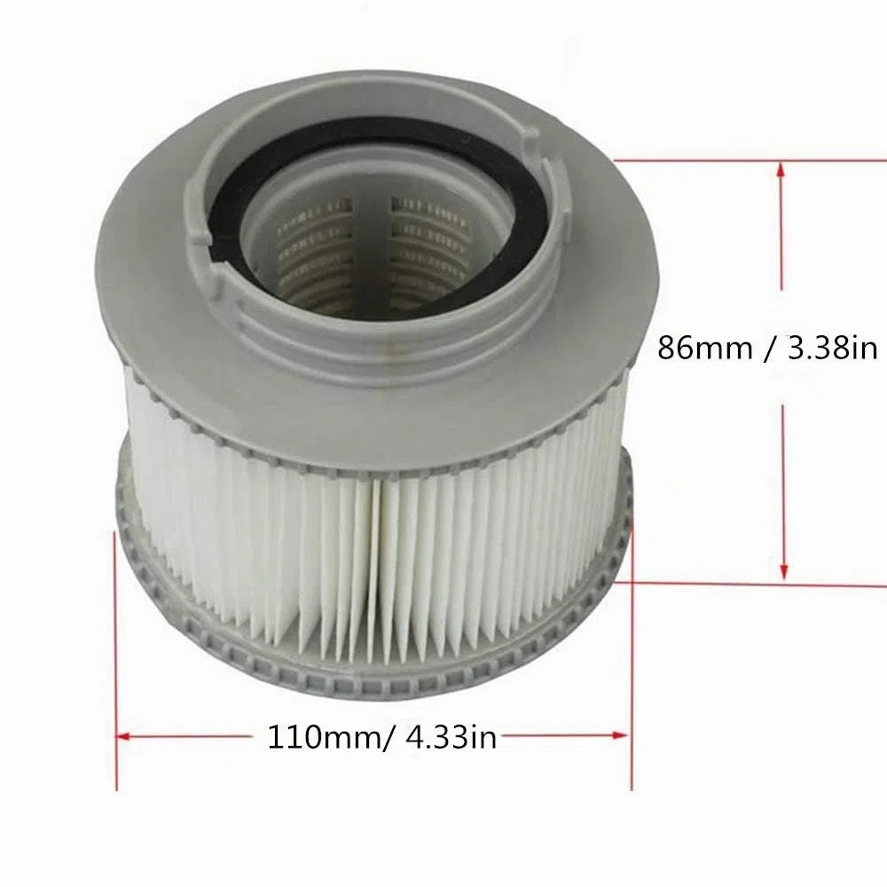 Lot de 4/8 Cartouches filtrantes de Rechange pour Bubble Spa (Version améliorée 2020 pour s'adapter à Tous Les modèles (4 Pcs)