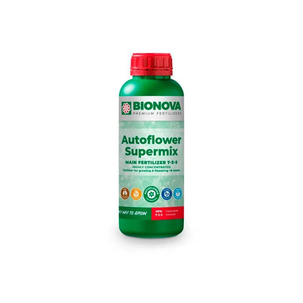 Bionova Autoflowering Supermix Additif pour terreau, bouteille de 1 l