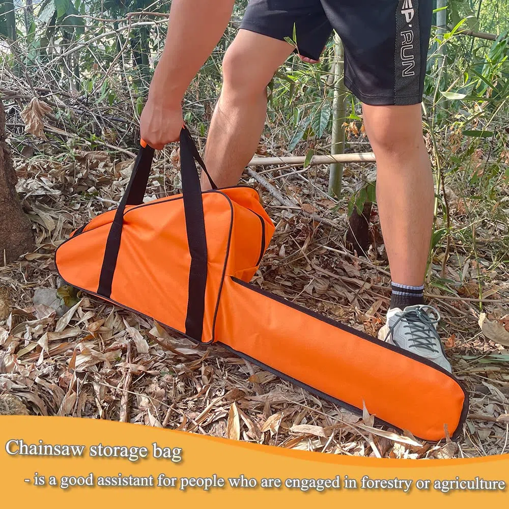 Étui de transport pour sac de tronçonneuse pour scie de 18 po - Protecteur d'organisateur de tronçonneuse 600D Accessoires anti-rayures résistants