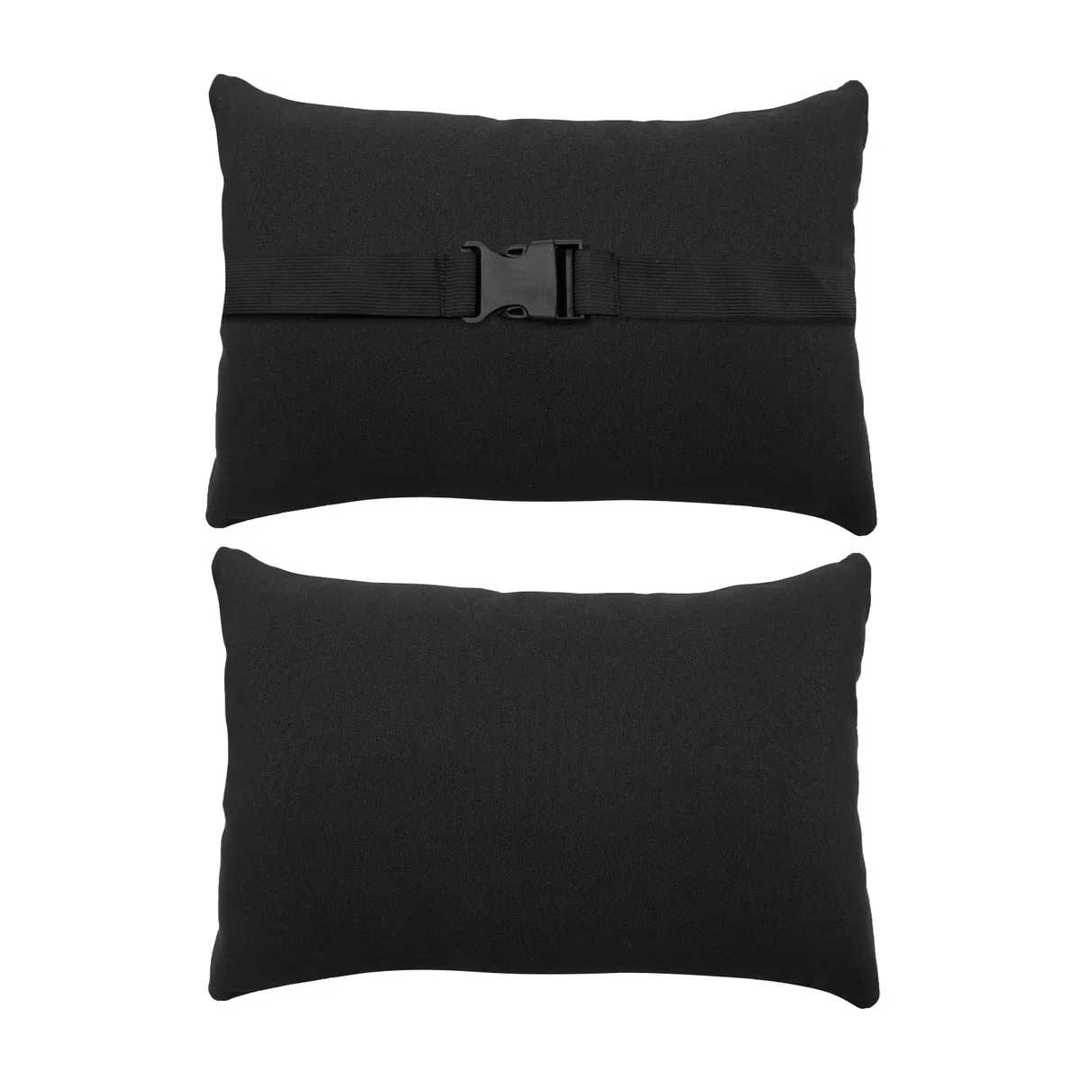 Oreiller de Chaise Longue, Appuie-Tête de Chaise Longue Bain de Soleil Coussin Oreiller de Transat pour Chaises Pliantes, Noir