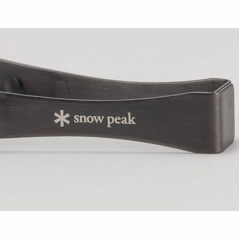 Snow Peak BBQ Pitts Pince pour barbecue, grill, foyer ou maison Acier inoxydable 27 cm