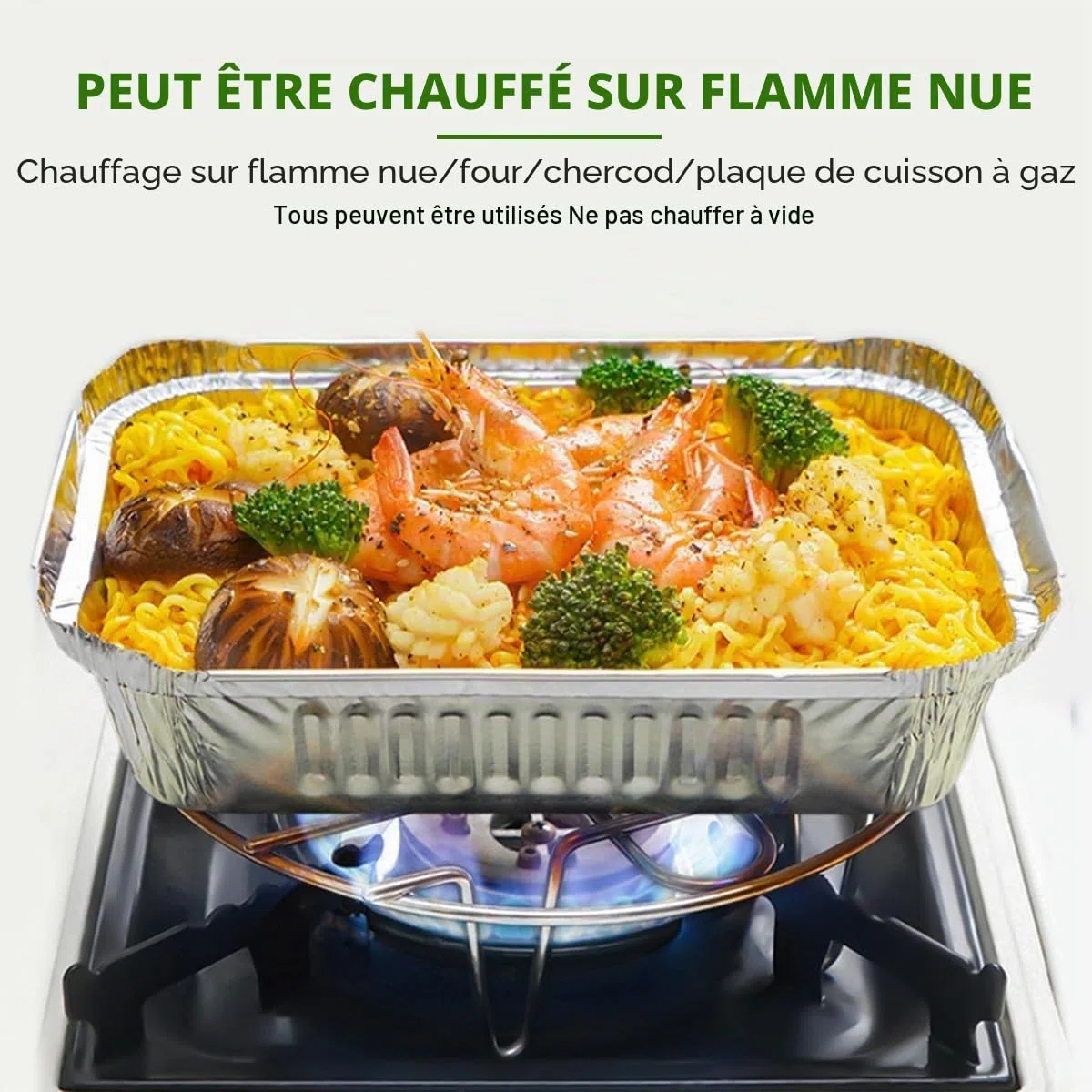 40 emballages de plaques d'égouttage en aluminium pour gril à bois Ninja OG701, bac à graisse, plaque d'égouttage également compatible avec Weber Spirit, Genesis, série Q Grill-Xing