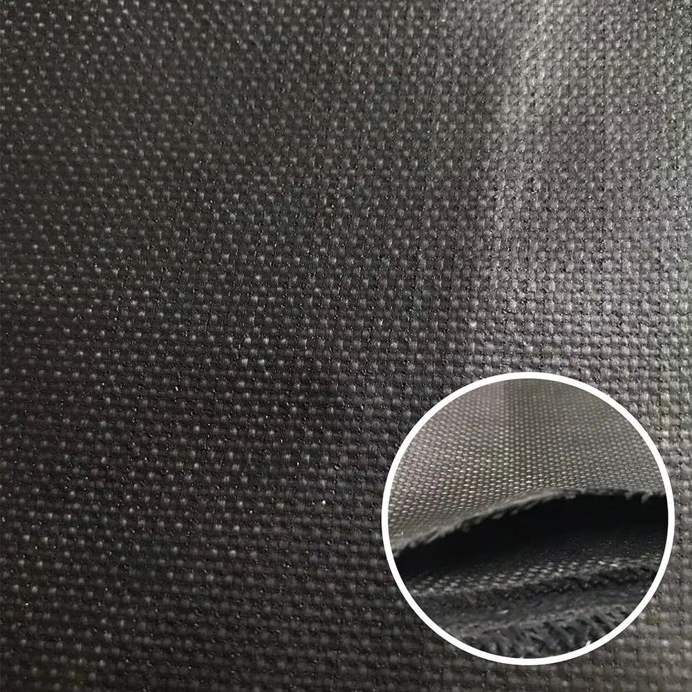Tapis de protection de sol ignifuge pour barbecue à gaz 99 x 183 cm 3 couches en fibre de verre silicone résistant à la chaleur Tapis de barbecue extérieur antidérapant pour un nettoyage