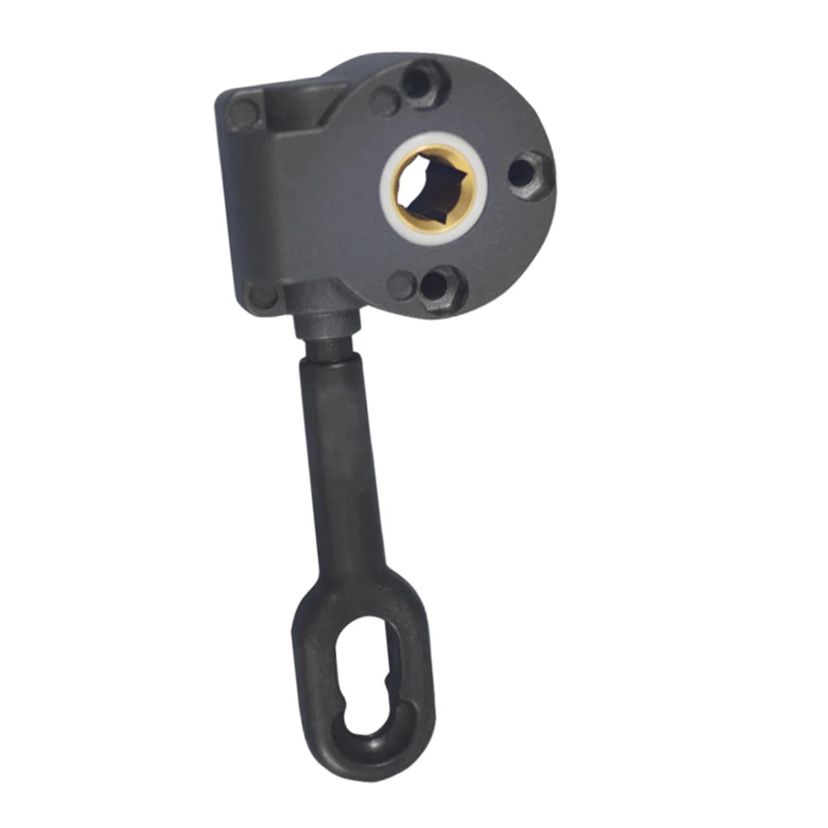 predolo Accessoires D'engrenage à Manivelle pour Auvent Extérieur Noir, Pièces D'auvent à Forte Capacité de en Alliage D'aluminium