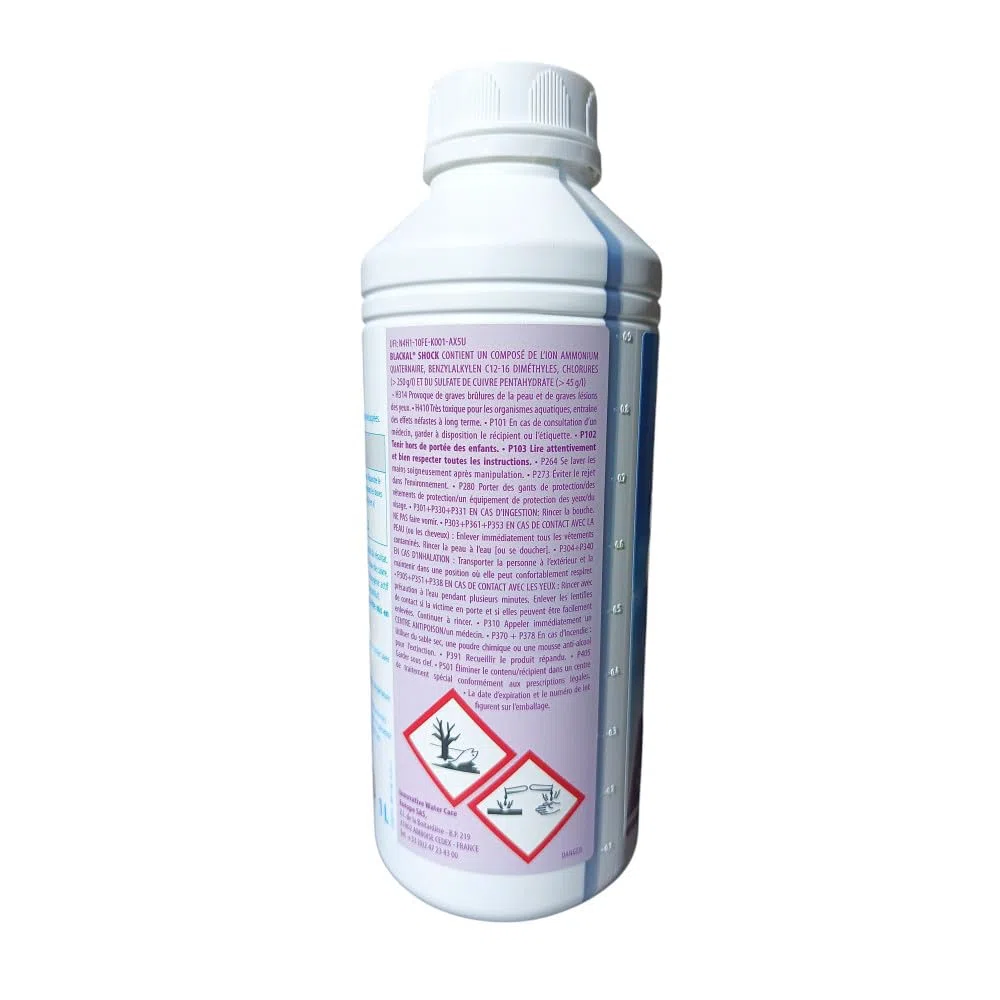 Hth - Anti-Algues choc Blackal Shock 1 L