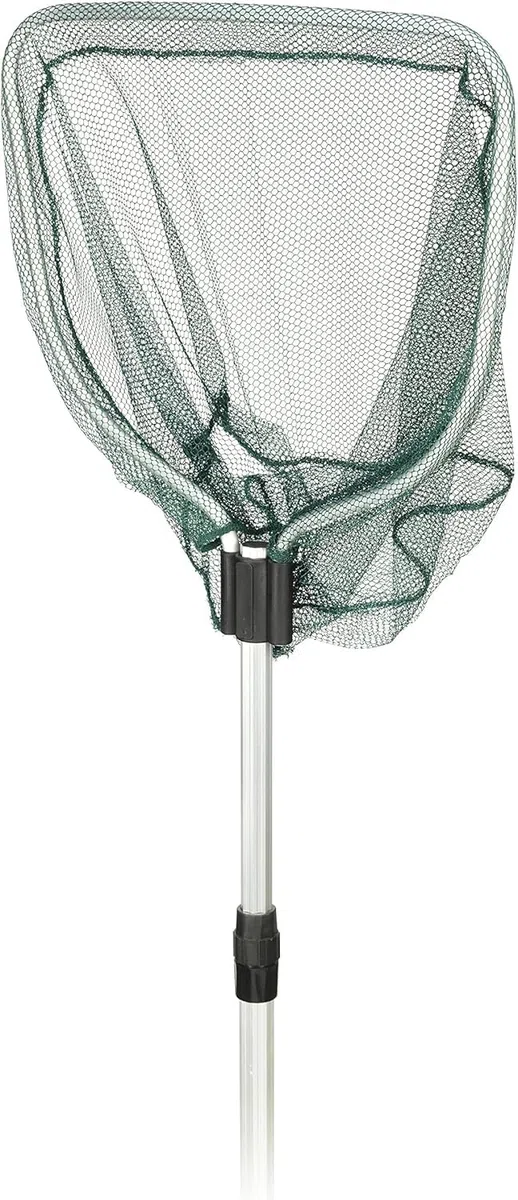 Tetra Pond Fish Net Épuisette à Poisson Stable avec Manche télescopique pour Une Prise sûre des Poissons de Bassin de Jardin