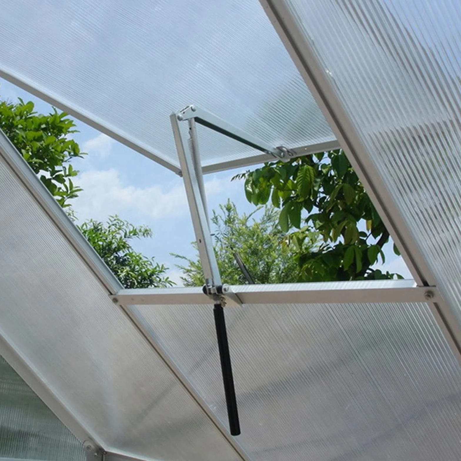 Ouvre Vent Automatique, Automatique Ouvre-fenêtre Sensible à la Chaleur pour Serre, Fenêtre Ouvre Solaire Effet de Serre Vent Opener Conduit Thermique