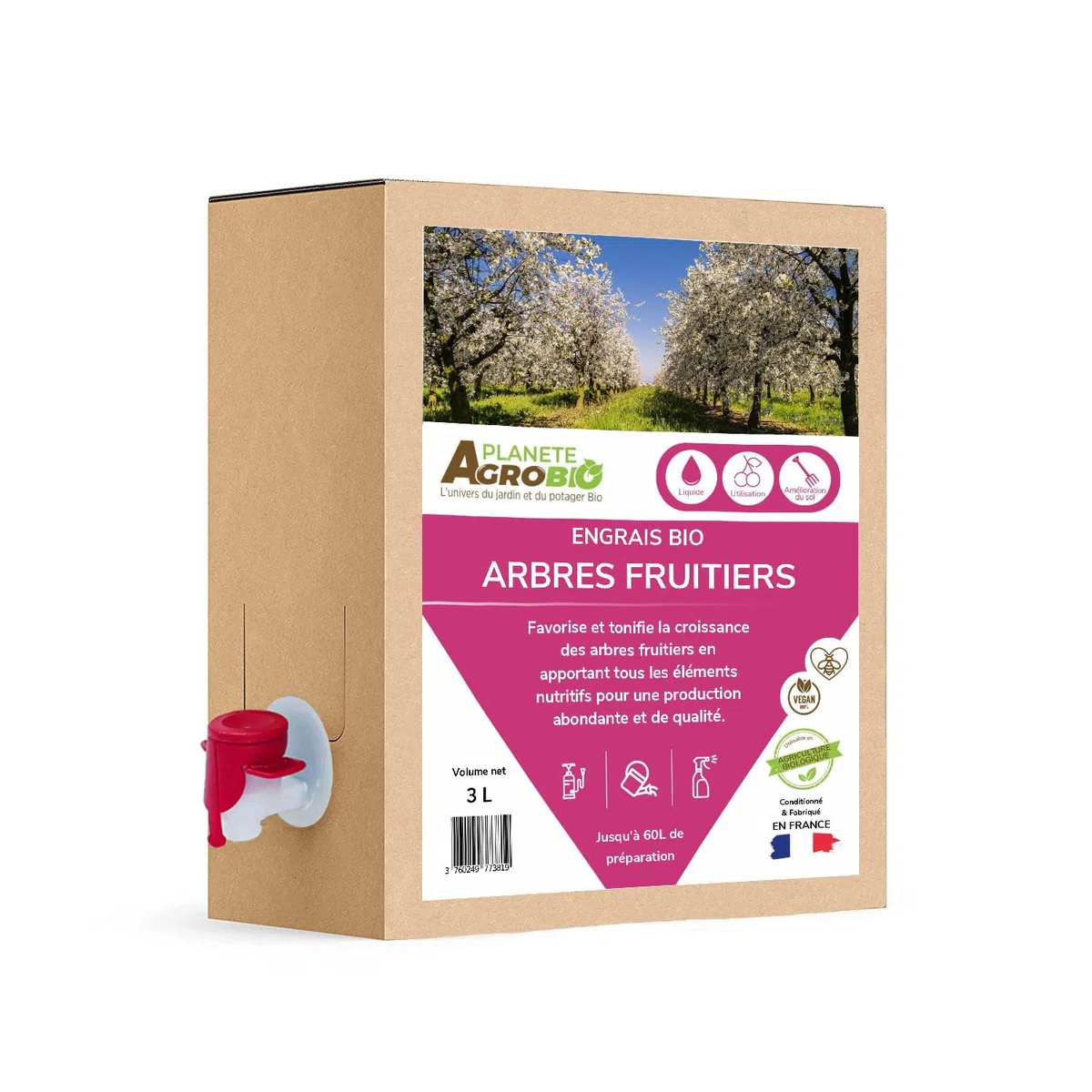 Engrais bio arbres fruitiers (3 Litres)
