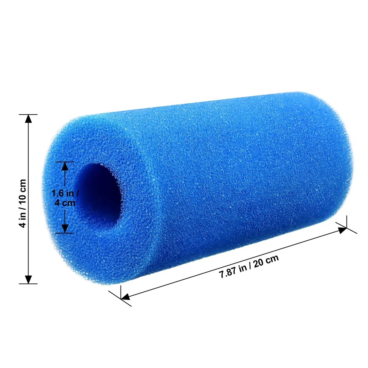 S-Union Éponge Filtrante ,Cartouche Filtres en Mousse RéUtilisable et Lavable, pour Intex Type A Piscine, Aquarium, Spa(6 Pièces)
