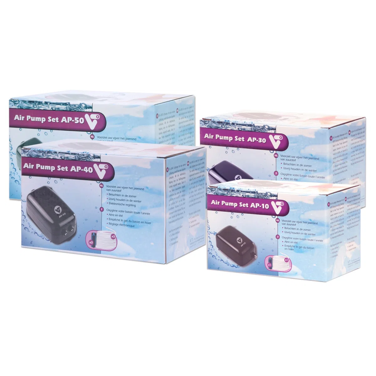 VT, aérateur complet pour bassin d'agrément, Air Pump Set AP-10, 145050