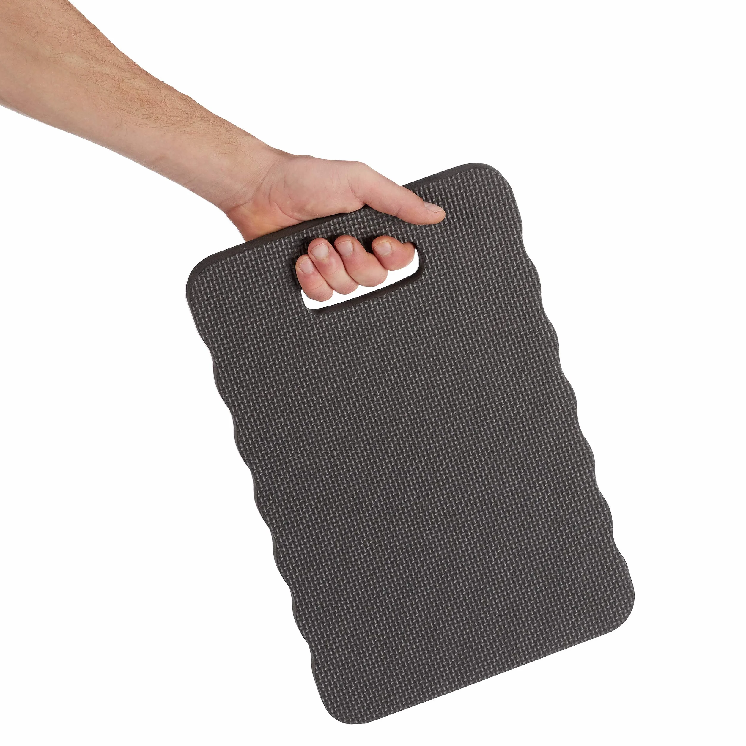 Relaxdays Planche Genoux Jeu de 2, pour Travail dans Le Jardin; Atelier, Maison, Tapis de Protection; lxP 40 x26 Noir