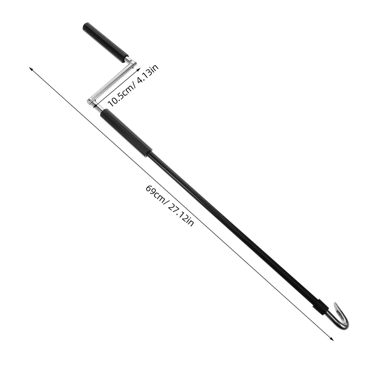Hemobllo Manivelle Universelle pour Store ExtéRieur Manivelle Manuelle De Rechange LéGèRe pour Auvent D'Ombrage Et Baguette D'Ouverture D'Auvent Accessoires Pratiques pour Jardin