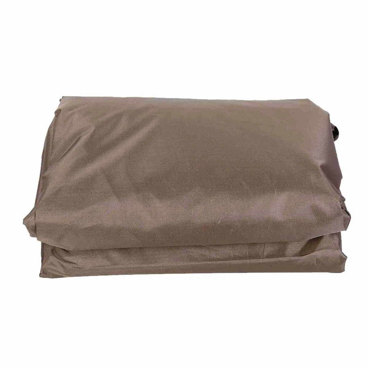 Protecteur de Couverture de Spa carré extérieur imperméable à l'eau, Couverture de Spa en Polyester Robuste, Protection de Spa carrée résistante aux intempéries pour Spa (Couleur Café)
