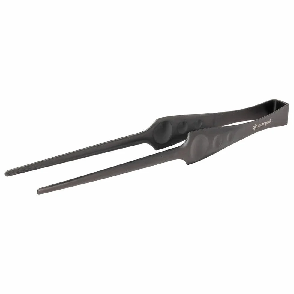 Snow Peak BBQ Pitts Pince pour barbecue, grill, foyer ou maison Acier inoxydable 27 cm