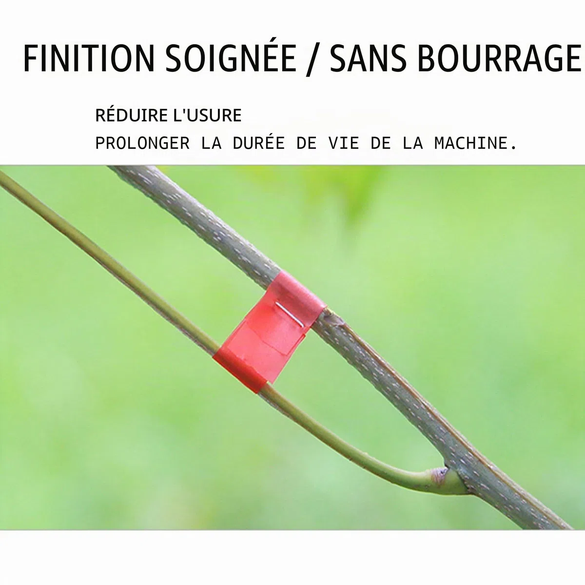 Ruban adhésif pour ligneuses végétales, outil avec 20 rouleaux de ruban, 1 boîte d'agrafes, rubans pour machines à attacher plantes de jardin pour tailler les légumes