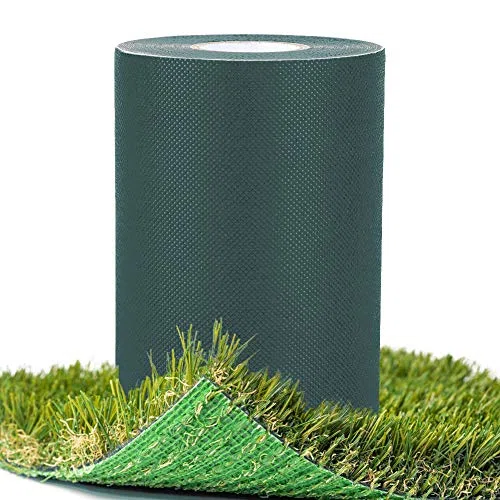 15 cm x 10 m Ruban de Couture pour Gazon Artificiel, Auto-Adhésif Joignant La Bande Verte Synthétique Pelouse Gazon Artificiel Couture