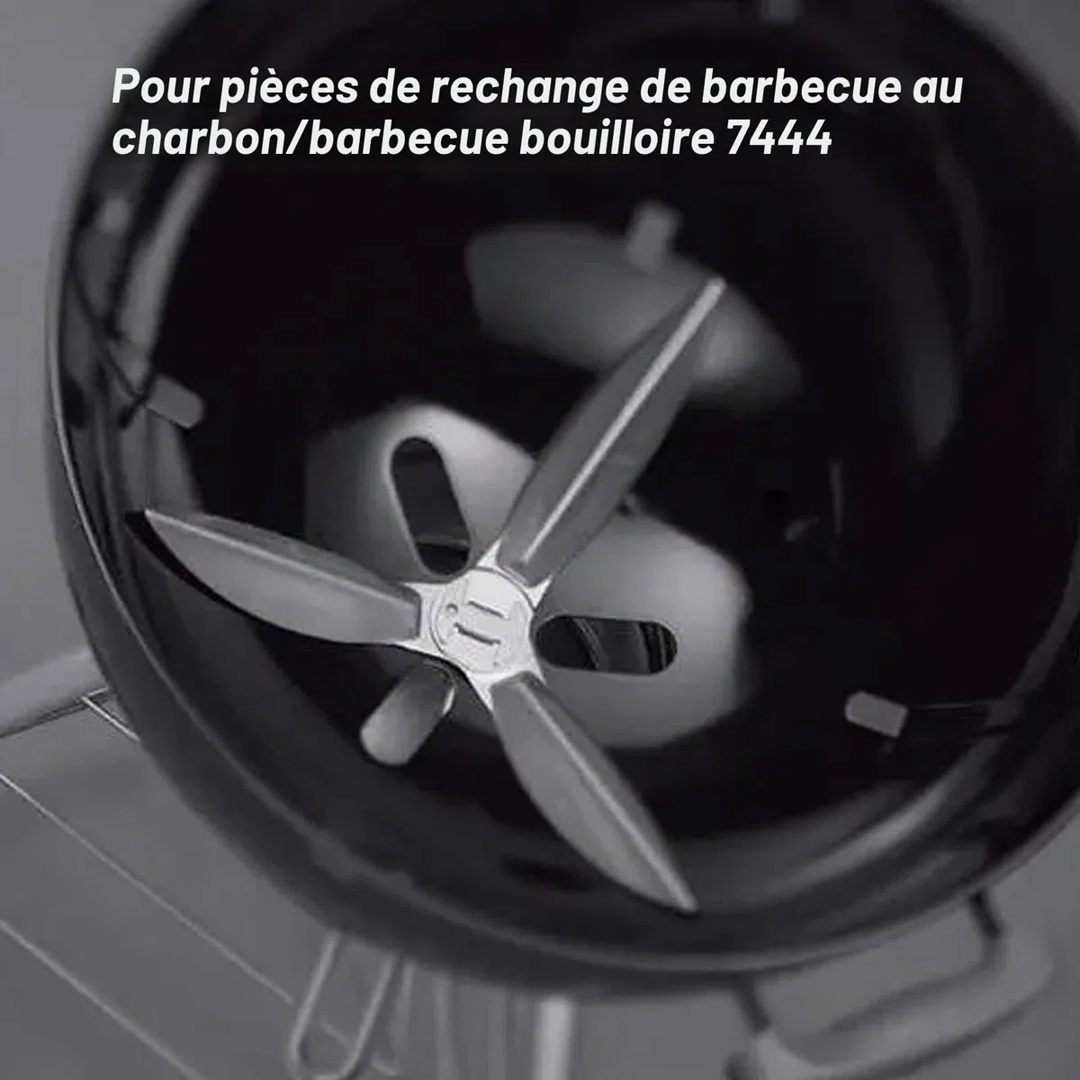 Lot de 2 Systèmes de Nettoyage One Touch de 47 cm, 18-1/2-Inch Kit de Nettoyage One Touch Compatibles avec Les Pièces de Barbecue Weber 7443 90992 3618 307443 307408 90719
