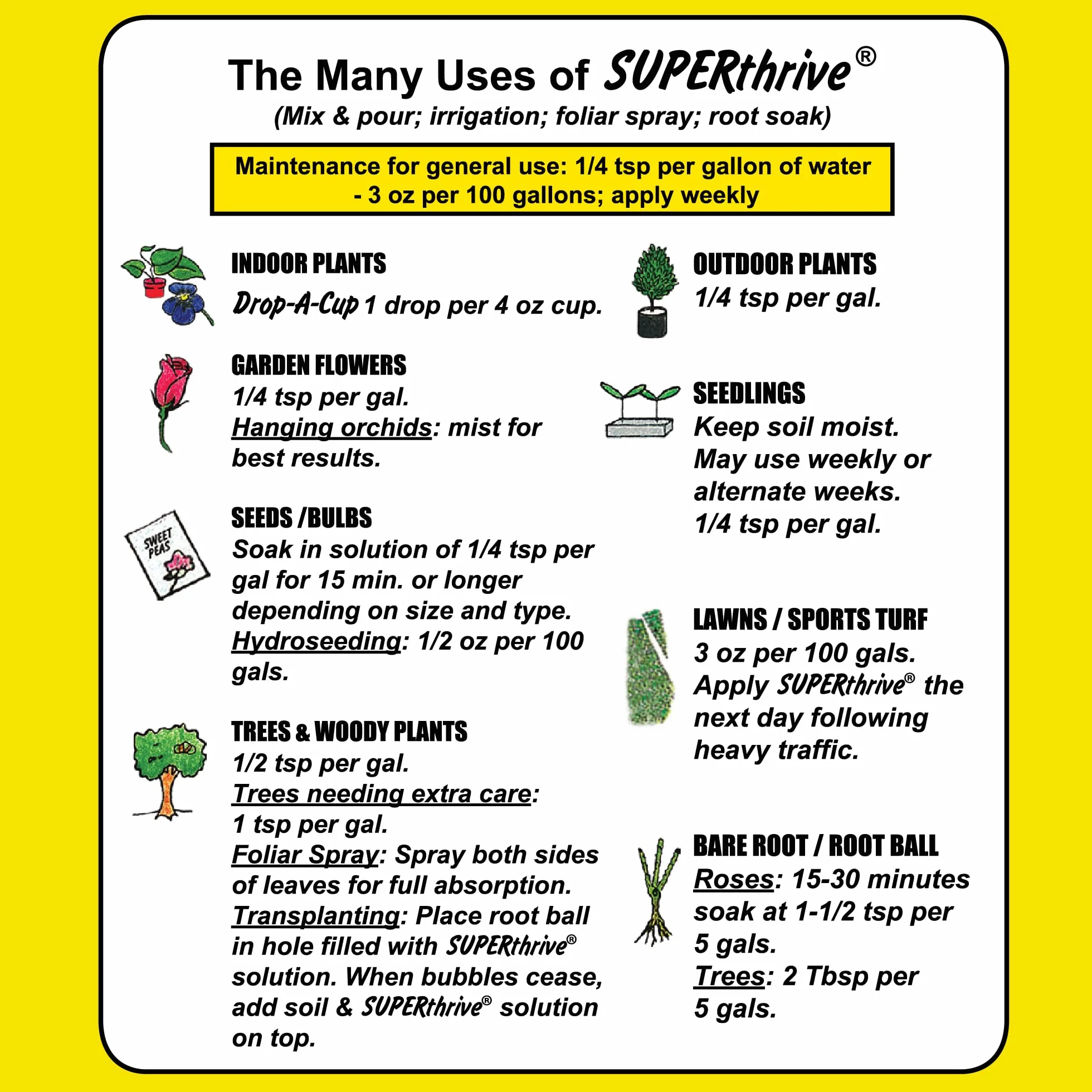 SuperThrive 06-260-020 Supplément alimentaire végétal, 4 ounce