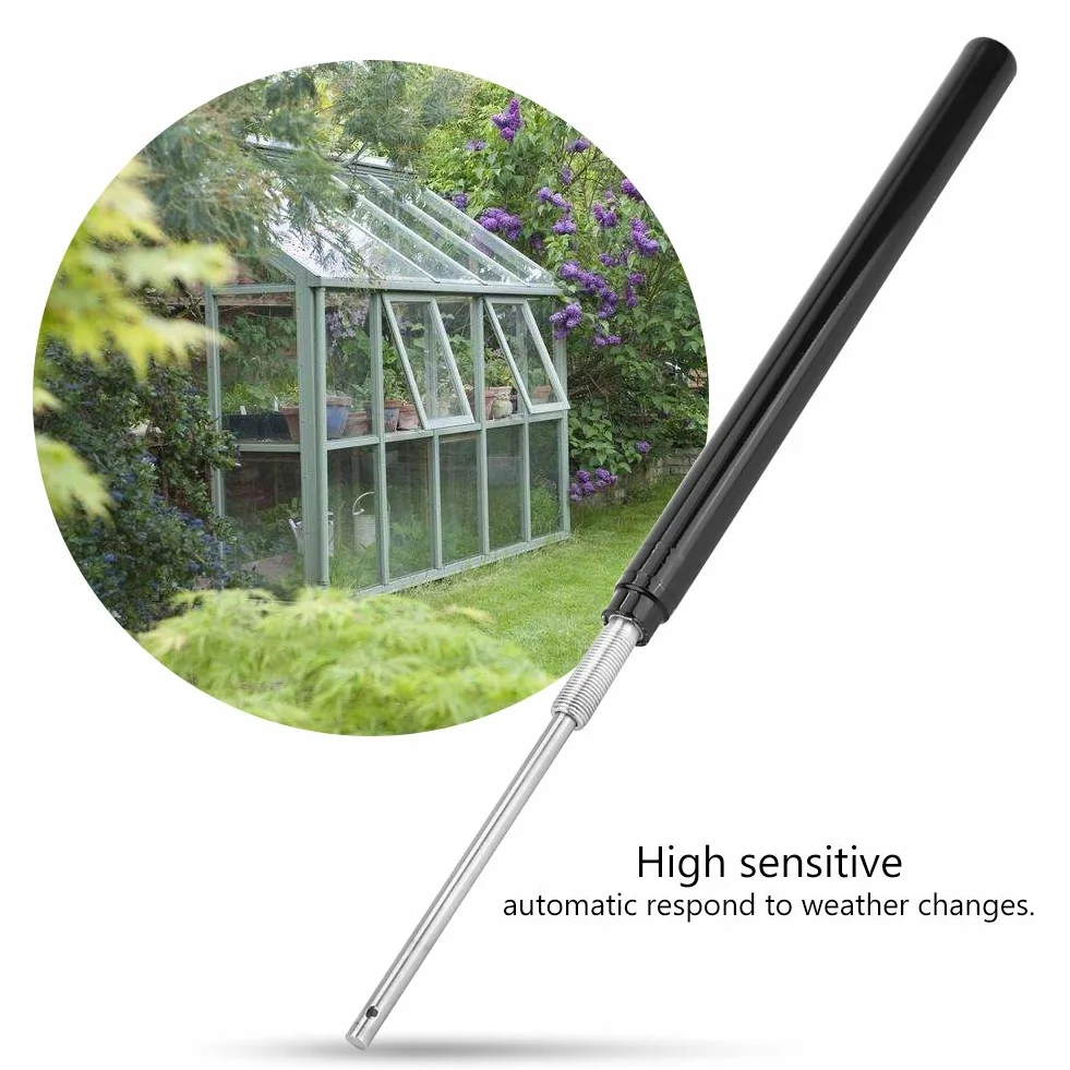 Nikou Ouvre-Fenêtres Automatiques pour Serres,Cylindres D'ouverture Automatique de Fenêtre à énergie Solaire avec Contrôle de la Température,pour Serres(31×1,5cm)