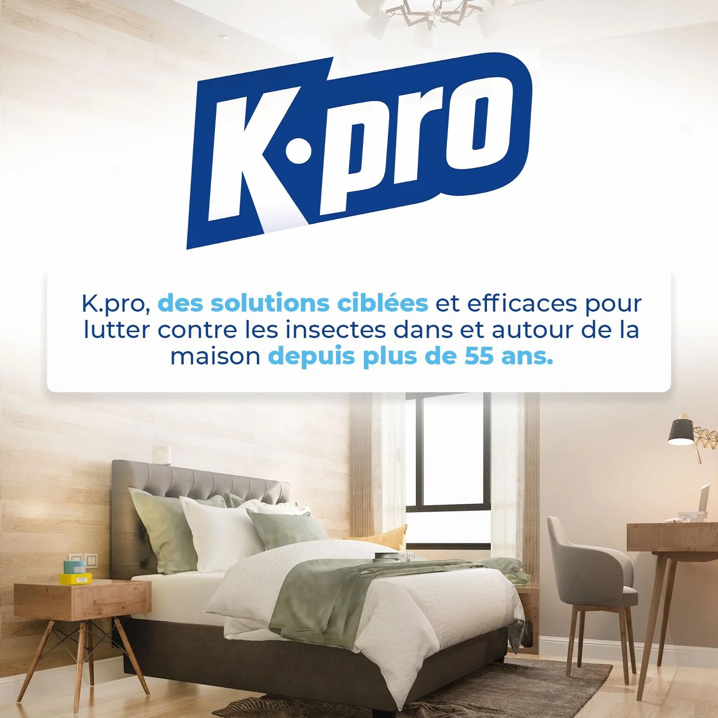 K.Pro Expert - 2 Cassettes Anti-Mites & Larves-Témoin de Durée de Vie -Anti-Mites Vestimentaires-Action Immédiate-Efficace 6 Mois -Protège Contre de Nouvelles Infestations -Technique Professionnelle-