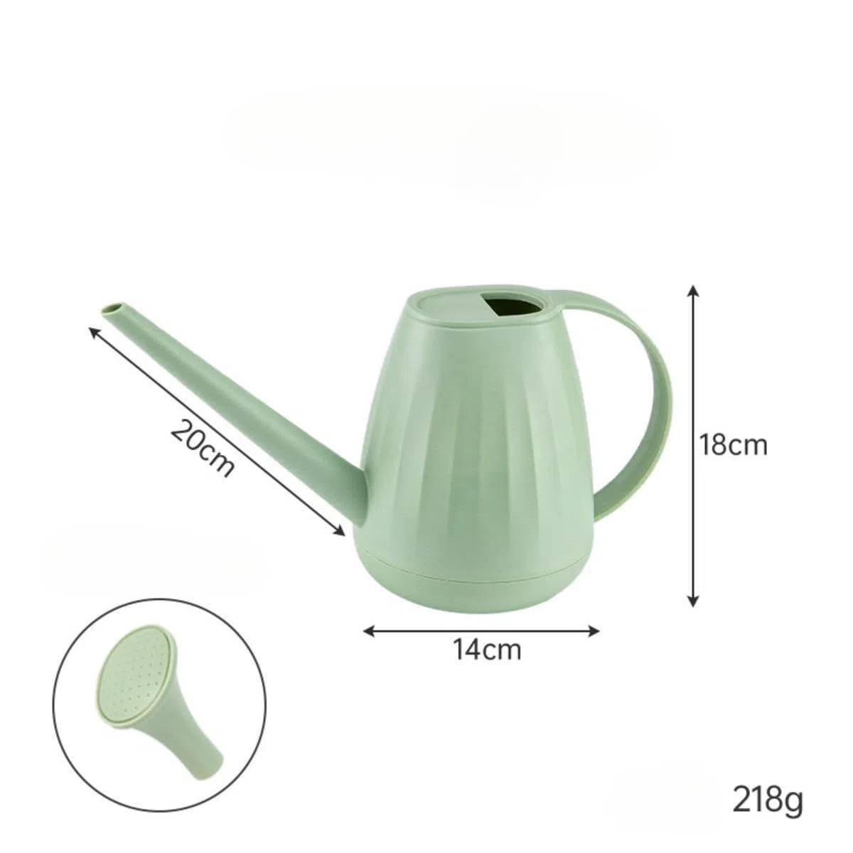 Arrosoir de 2 L, Arrosoir Jardin, Arrosoir Plante Interieur,Outils de Jardinage pour Arosoires D'intérieur, Arrosoir Léger avec Bec Long, pour Fleurs de Jardin, Les Plantes Succulentes, Vert
