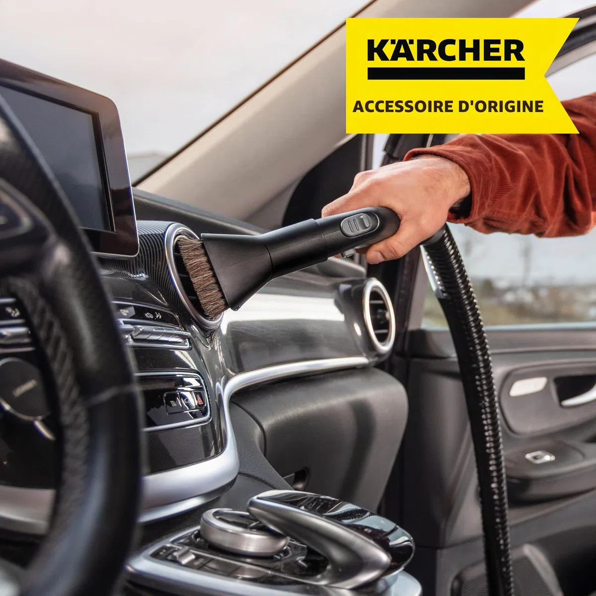 Karcher Kärcher 2.863-221.0 - Accessoires pour Aspirateur Multifonction(Brosse, Kärcher, WD 2 WD 3, Noir)