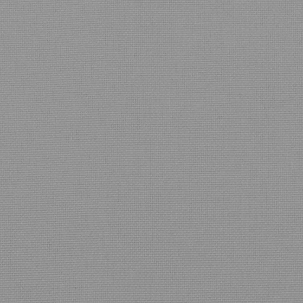 vidaXL Coussin de Palette, Galette de Siège Imperméable, Coussin de Jardin, Décoration d'Extérieur Terrasse, Gris 60x60x9,5 cm Tissu Oxford