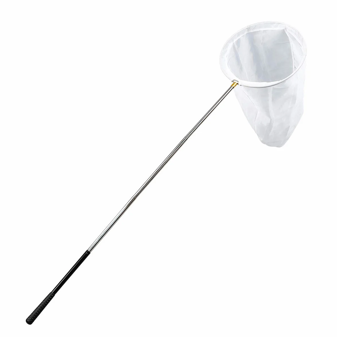 RESTCLOUD Filet à Insectes et Papillons Professionnel avec Anneau de 4,3 m, Profondeur de Filet de 76 m, poignée télescopique de 150 m, Extensible jusqu'à 23 m, verrouillable en Acier Inoxydable