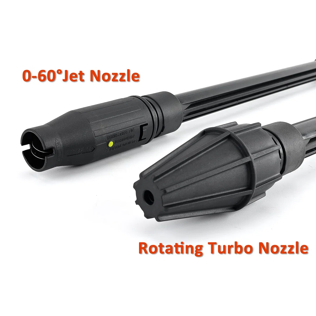 Lance à jet d'eau haute pression et lance rotative buse de rechange pour pistolet pulvérisateur pour nettoyeur haute pression compatible avec les nettoyeurs haute pression Lavor Sterwins Lidl Parkside