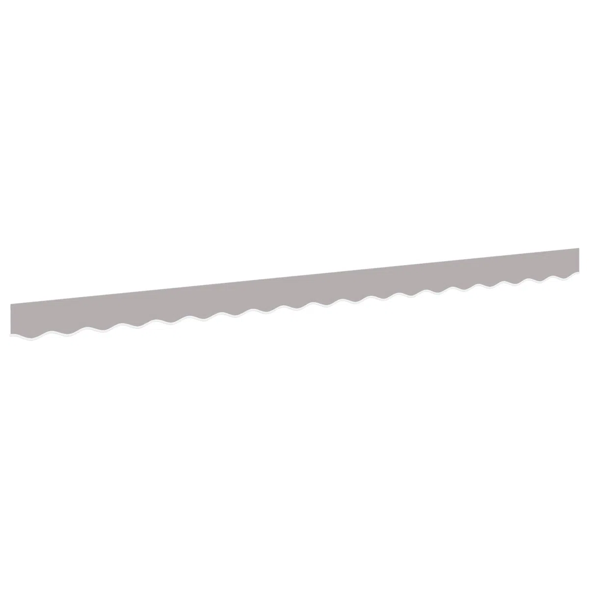 Tomostar Tissu de Remplacement de Cantonnière d’auvent, Lambrequin pour Store Toile de Remplacement Bandeau Banderole Store Banne Valence de Store pour Cadre de 4 m Gris Clair 3,8x0,2 m