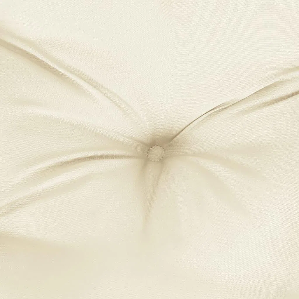 vidaXL Coussin de Palette crème 80x40x12 cm Tissu
