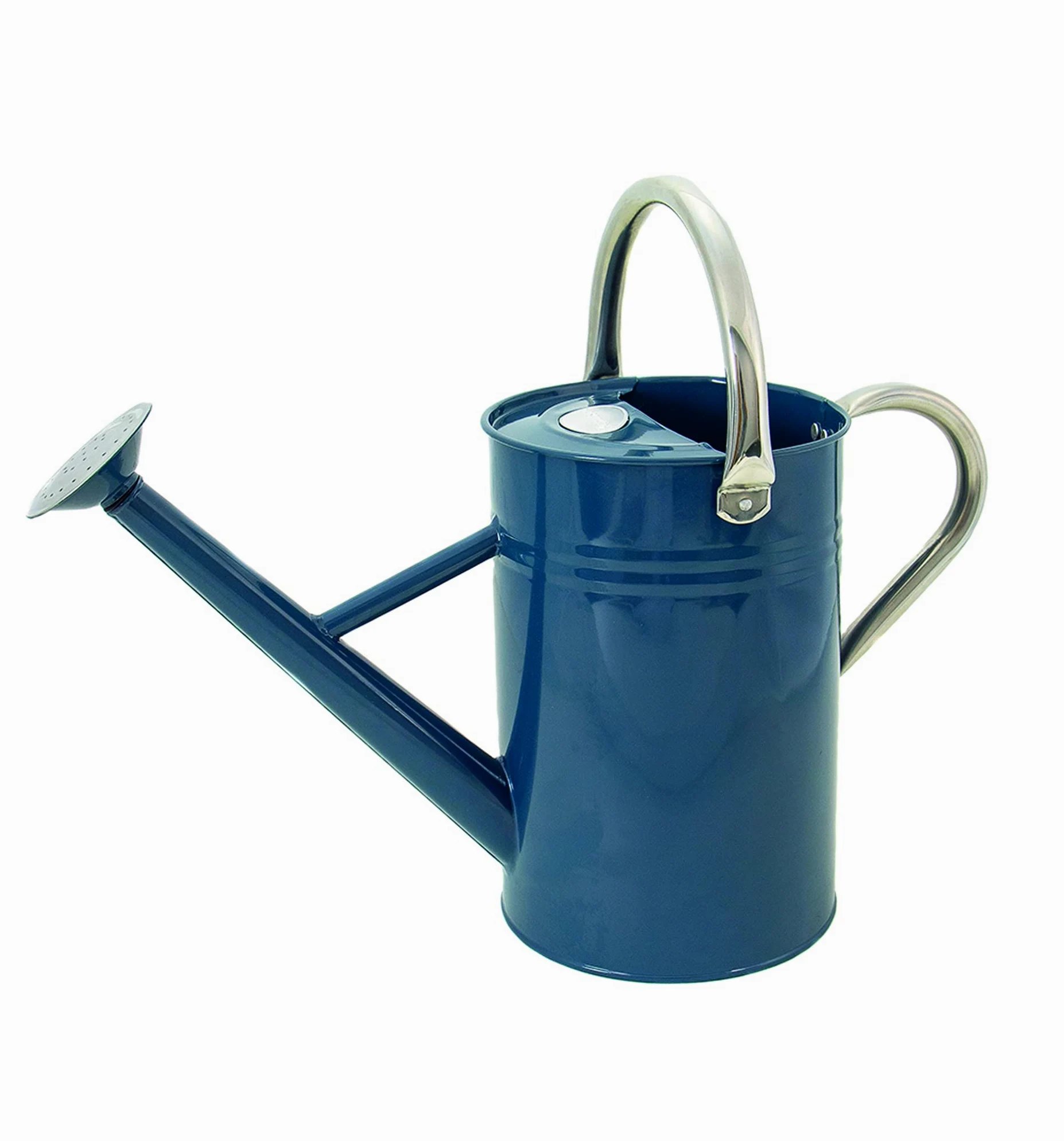 Kent & Stowe Arrosoir en Acier galvanisé avec 2 poignées Style Anglais Classique Bleu 4,5 l