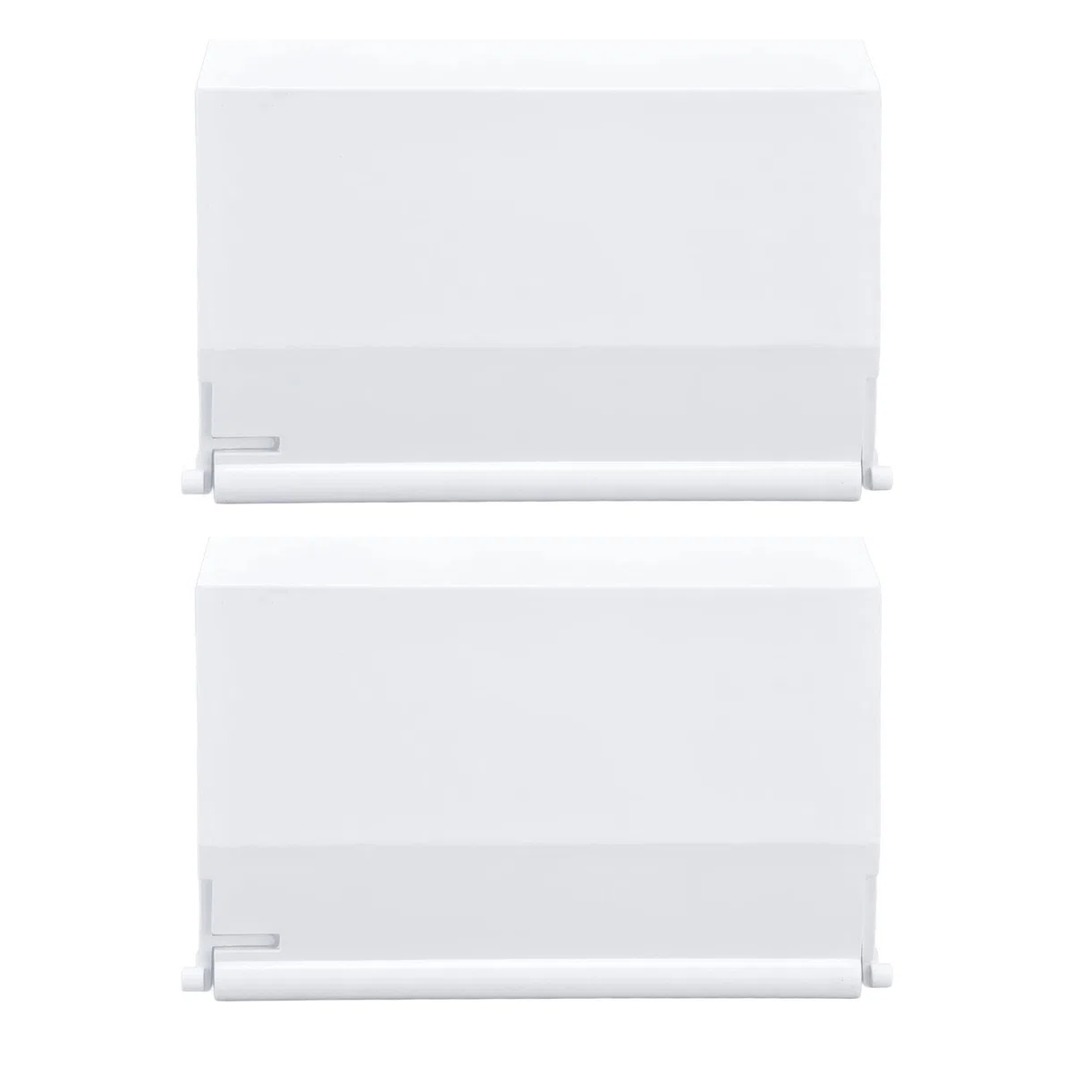 Porte Skimmer à Charnière Blanche, 2 Pièces Volet Déversoir pour Skimmer de Piscine, Trappe de Rechange pour Skimmer, Empêche Le Reflux des Déchets, 19,5x13,6 cm