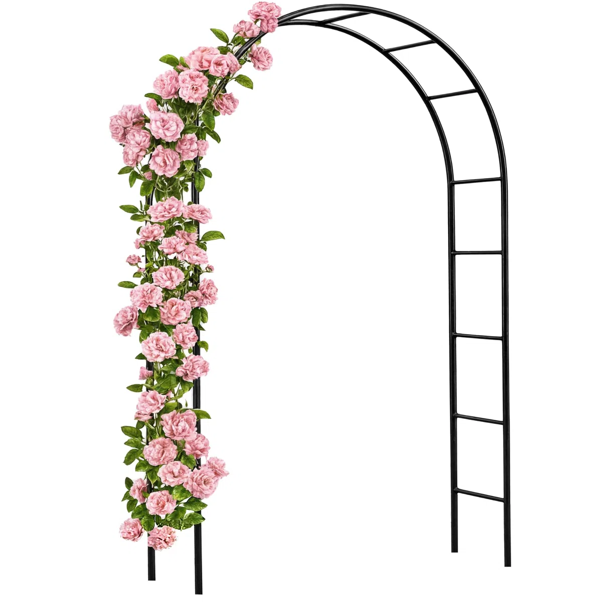 Arche de Jardin 240x140x37cm Support pour Plantes grimpantes Arche à rosiers Tuteur Décoration extérieure