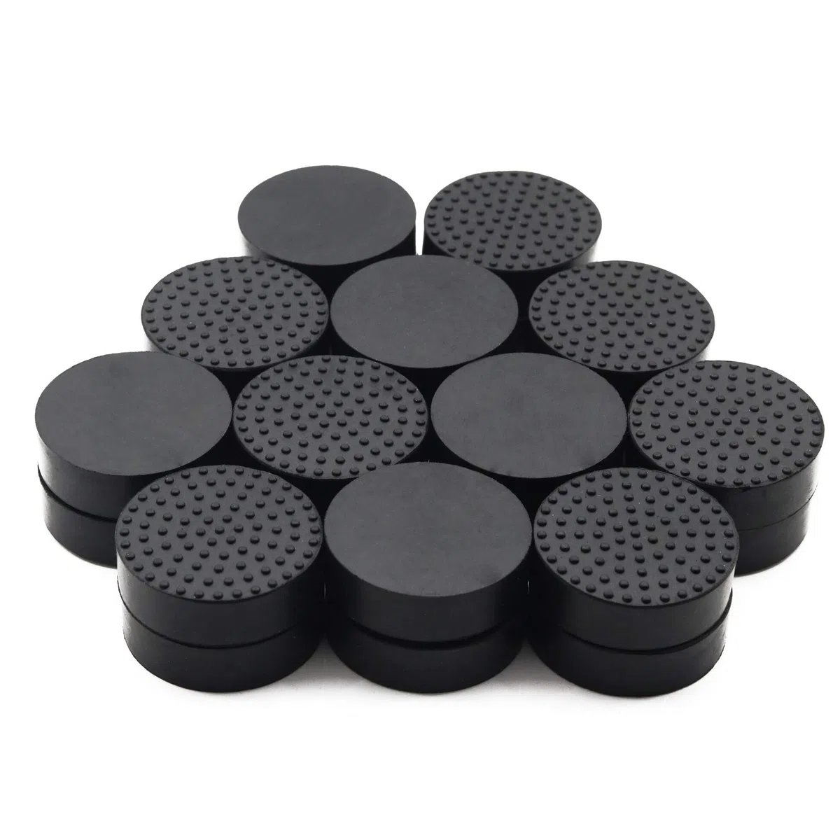 Lot de 24 Pieds de Pot Invisibles avec antidérapant amélioré, adhérence de Surface pour Pots de Fleurs et Pots de Fleurs, rehausseurs de Pots en Caoutchouc Massif, lève-Pot pour jardinières