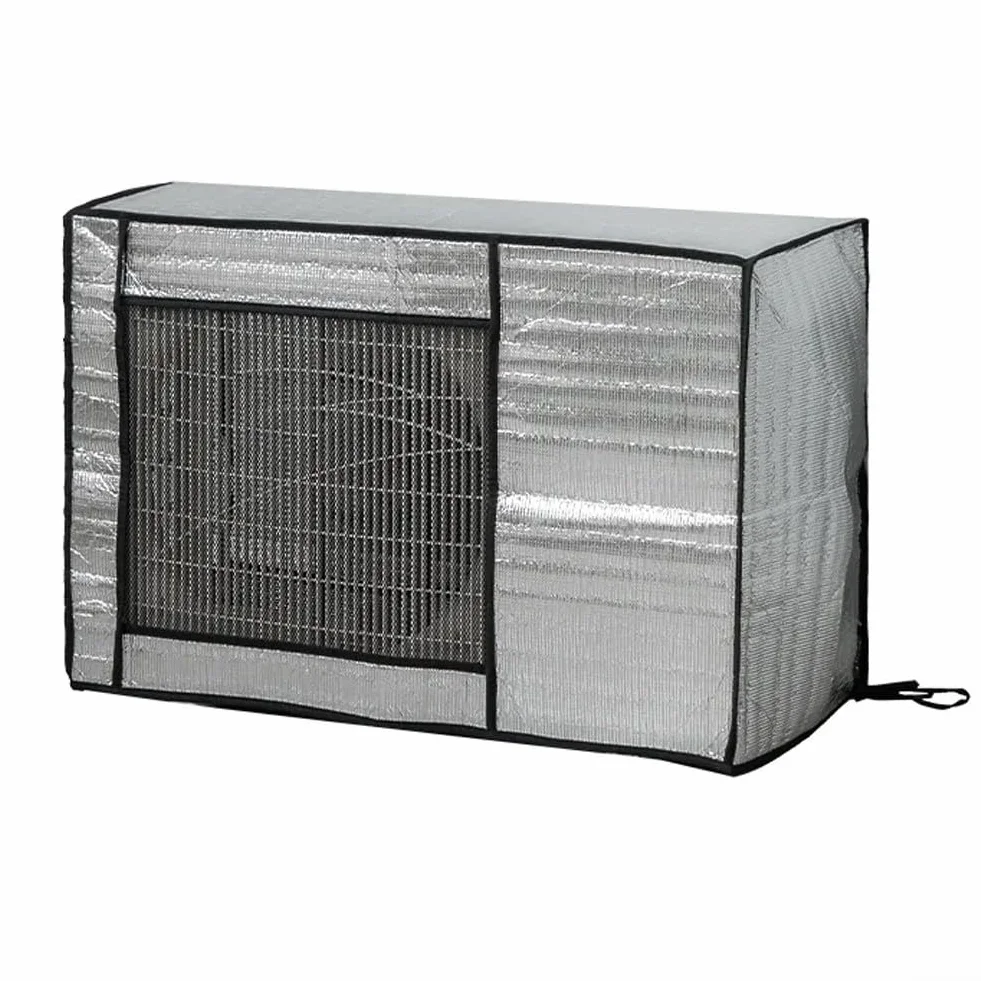 Housse de climatiseur, housse anti-poussière pour climatiseur extérieur, adaptée pour assurer les performances optimales de l'unité extérieure (96 x 40 x 70 cm)