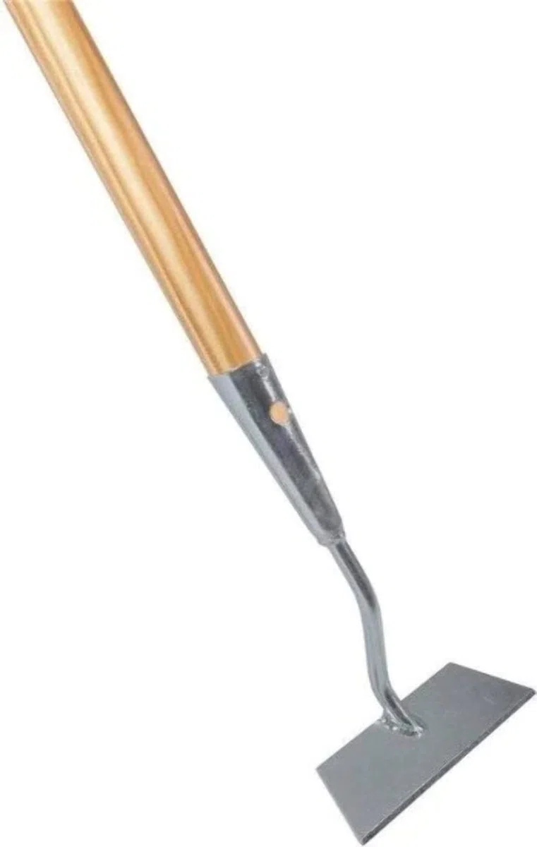 Houe droite 20cm - Détachement des mauvaises herbes/Désherbage - Chaussures avec acier - 160 cm tige avec Hilt - Râteau - Lutte contre les mauvaises herbes