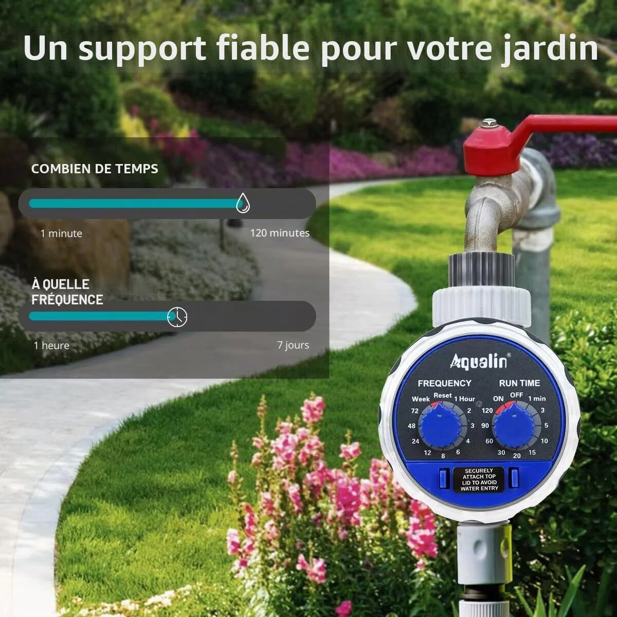 Arrosage Minuterie Contrôleur d'irrigation Marche sans Pression
