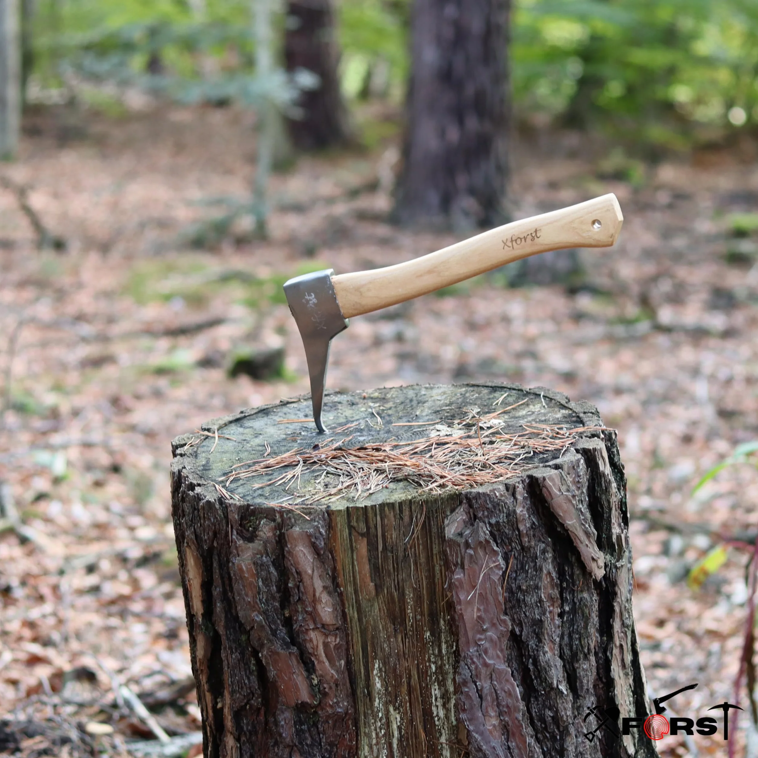 Xforst Sapie à Main X-P500 BX Sappie, Outils forestier. Idéal pour la manutention de Troncs de Bois et de bûches. avec Manche en Bois Hickory américain léger et Solide. Porte Marteau Gratuit.