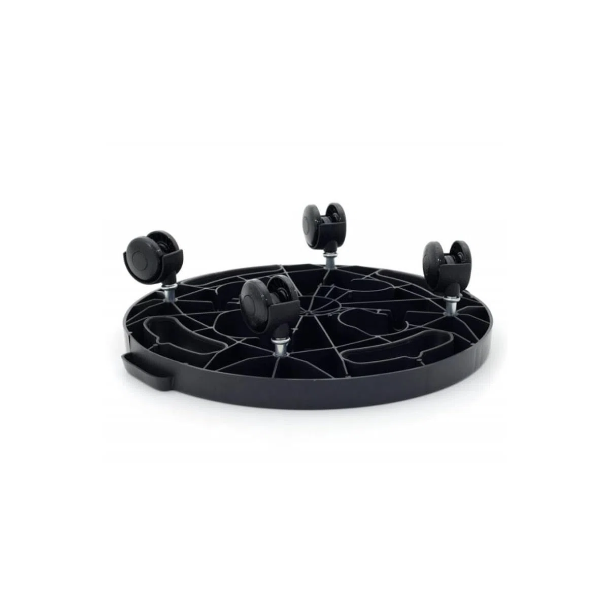 Support à Roulettes Rond diamètre 30 x 7 cm 4 roues - Porte Plante, Pot de Fleurs 170 kg max - Polypropylène Anti Choc